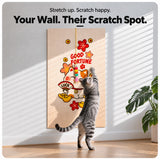 5D Decorative Wall Cat Scratcher – Peel & Stick, Residue-Free Removal