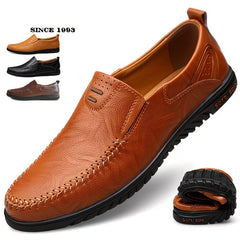 Men’s Genuine Cowhide Leather Comfort Loafers