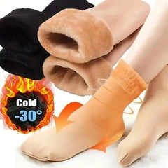 Women's Fleece-Lined Thermal Socks – Cozy Winter Socks (5 Pairs)