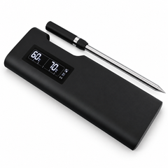 Long-Range Wireless Meat Thermometer – Dual-Temp BBQ Probe with App Alerts-T19