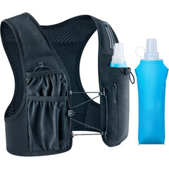 Lightweight Running Hydration Vest with 9 Pockets & Adjustable Fit