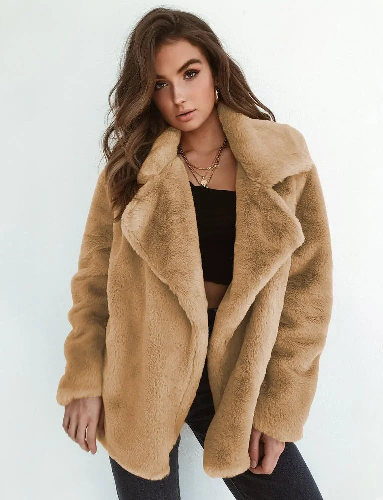 Women’s Plush Wool-Lined Fleece Jacket
