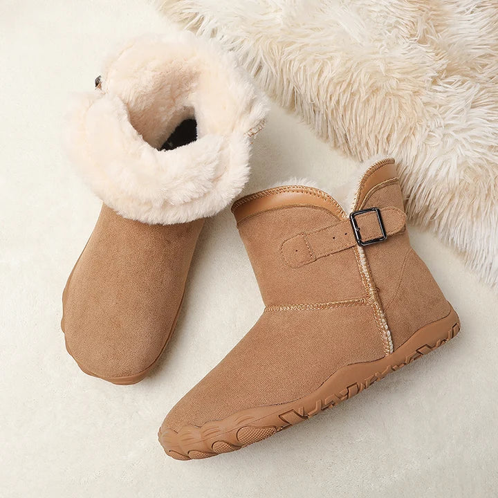 Non-slip & Waterproof Winter Barefoot Boots with Orthopedic Arch Support
