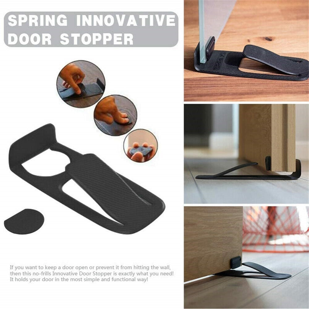 No-Drill Safety Door Stopper – Anti-Slam & Anti-Pinch Door Holder