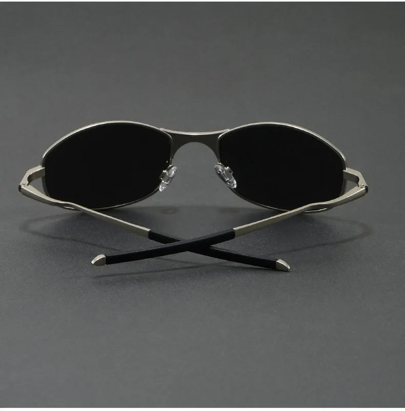 Polarized Metal Sport Sunglasses for Driving & Outdoor Use