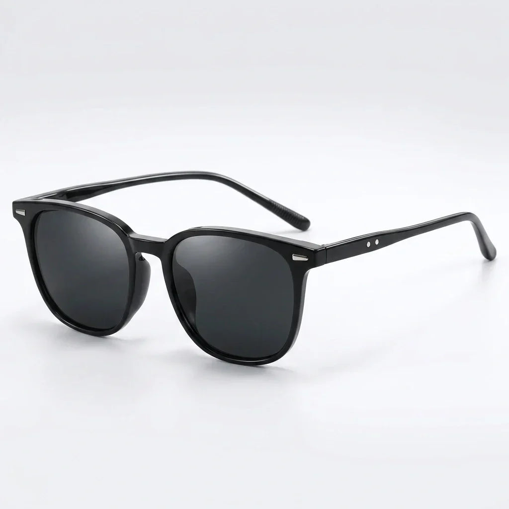 Caspian Retro Square Polarized Sunglasses