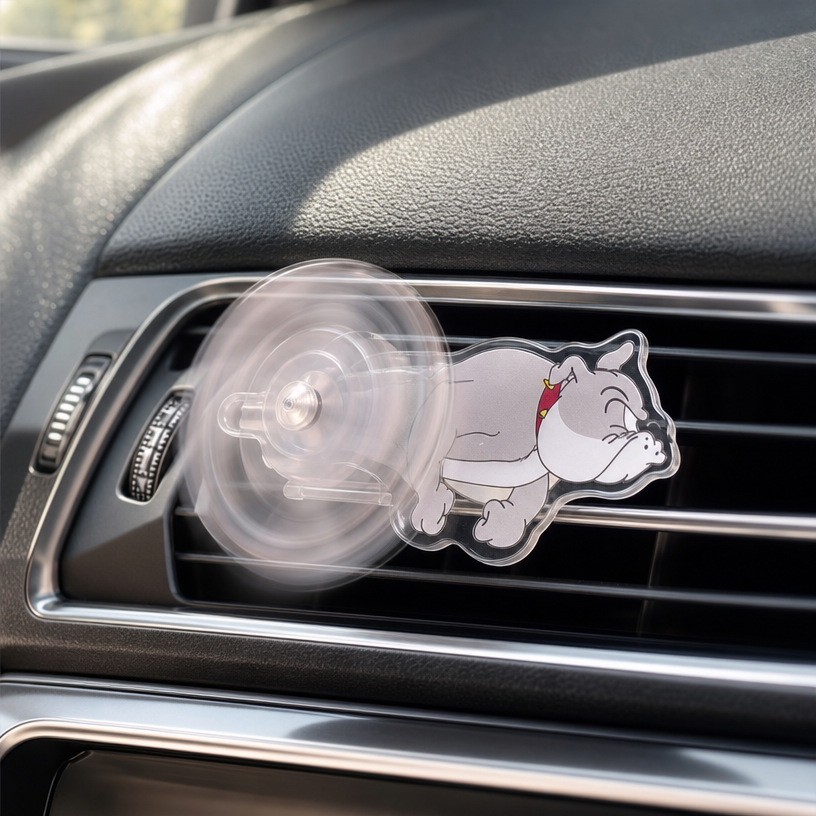 Spinning Cartoon Car Air Vent Decoration – Fun Dashboard Accessory