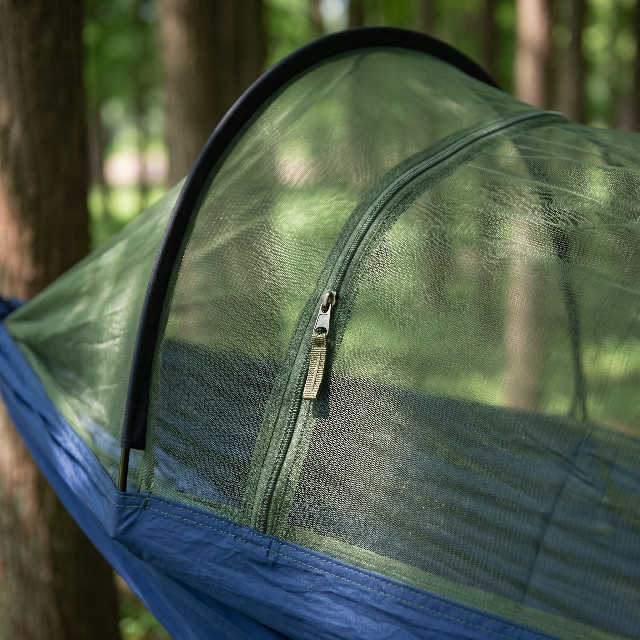 3-in-1 Camping Hammock Tent with Mosquito Net & Waterproof Rain Tarp