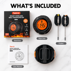 Smart Bluetooth Grill Thermometer – Dual-Probe BBQ & Smoker Monitor-T18