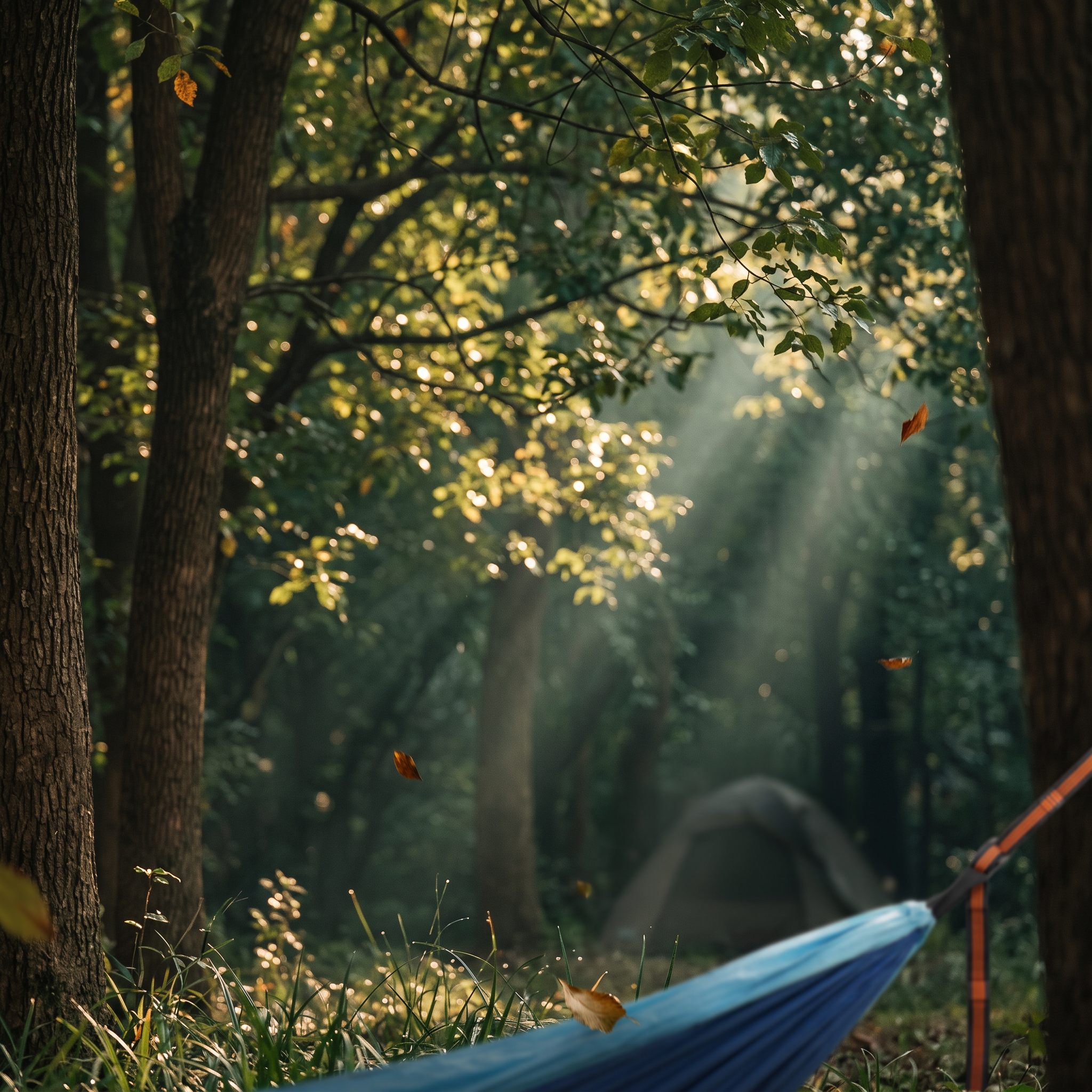 3-in-1 Camping Hammock Tent with Mosquito Net & Waterproof Rain Tarp