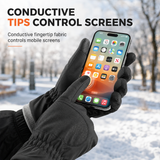 Unisex Windproof Thermal Cycling Gloves – Touchscreen & Non-Slip Grip