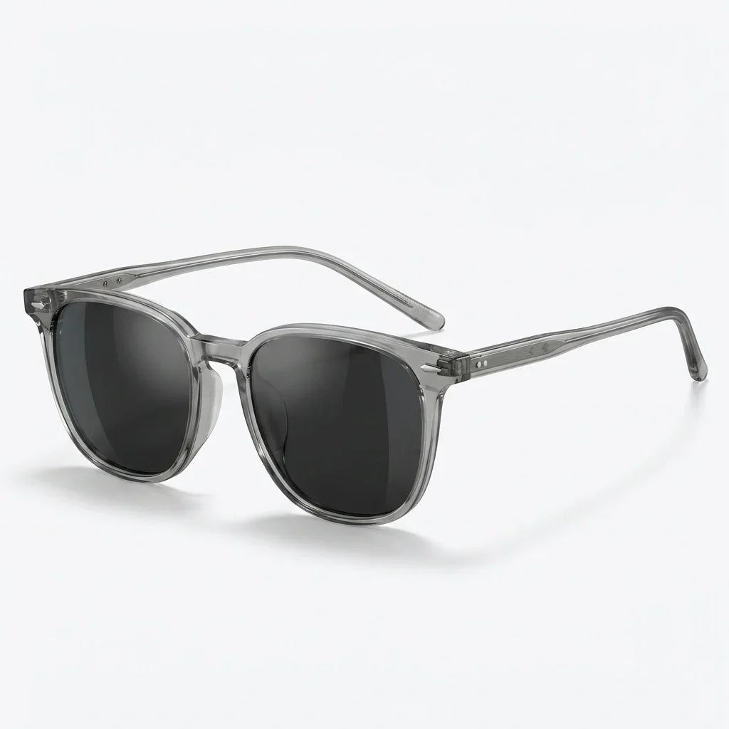 Caspian Retro Square Polarized Sunglasses